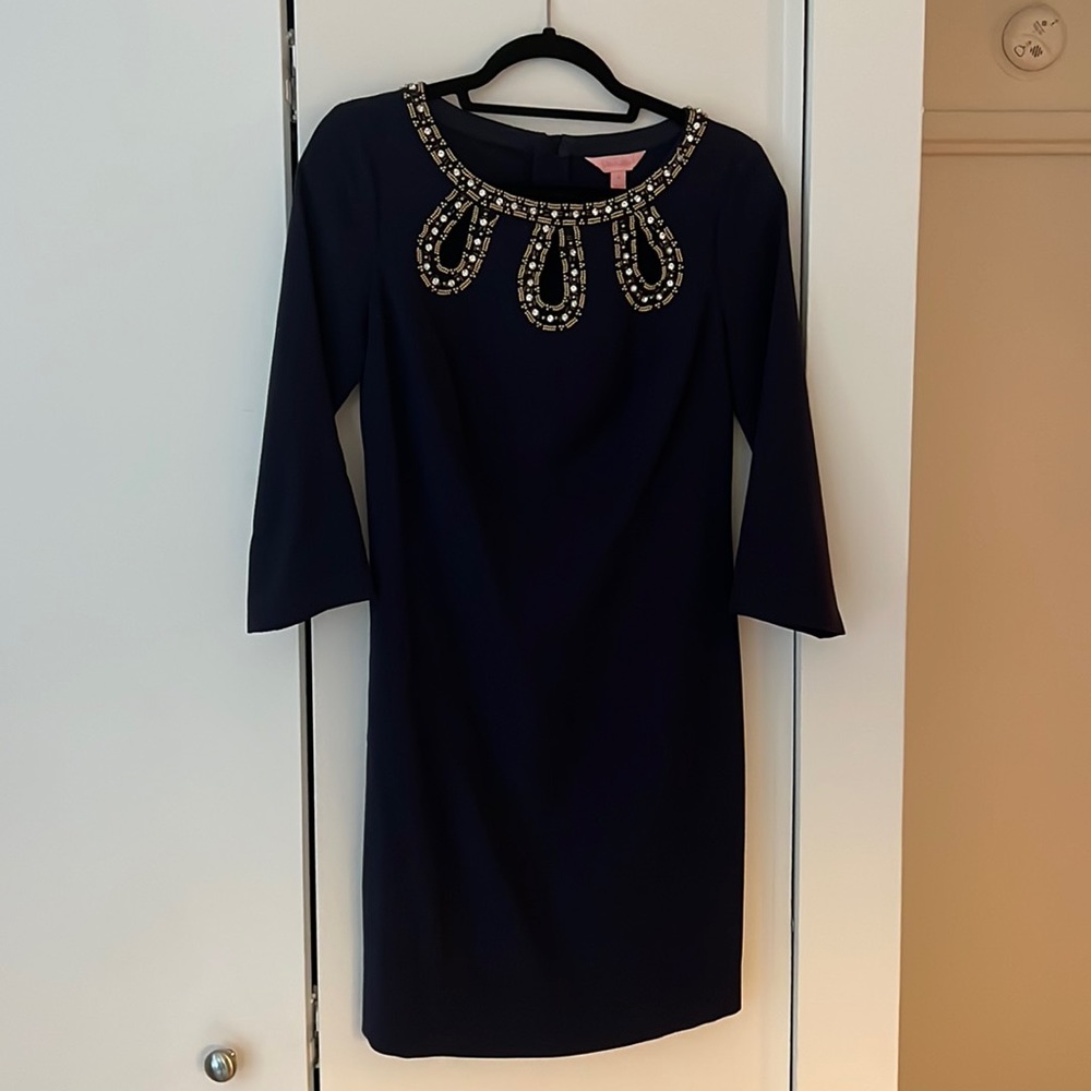 Navy blue Lilly Pulitzer dress Size 4